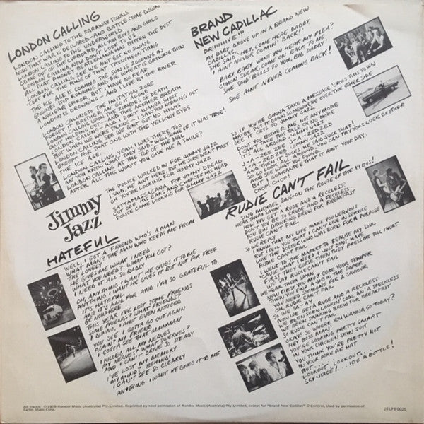 The Clash : London Calling (2xLP, Album)