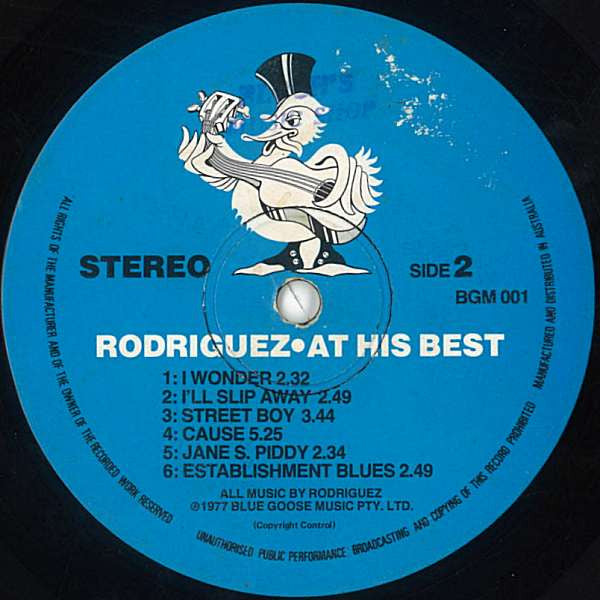 Rodriguez* : At His Best (LP, Comp)
