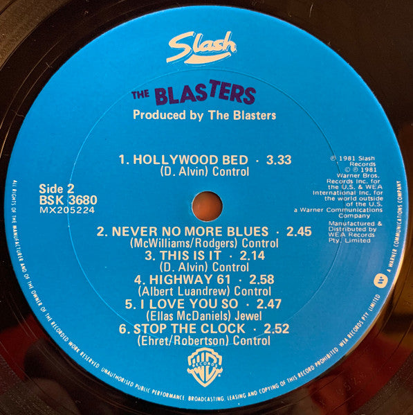 The Blasters : The Blasters (LP, Album)