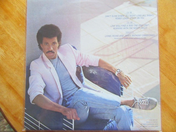 Lionel Richie : Can't Slow Down (LP, Album, Gat)