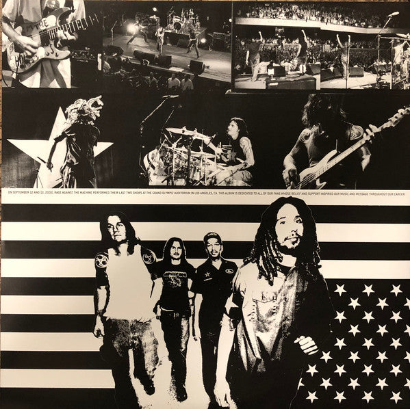 Rage Against The Machine : Live At The Grand Olympic Auditorium (2xLP, Album, RE, RM, 180)