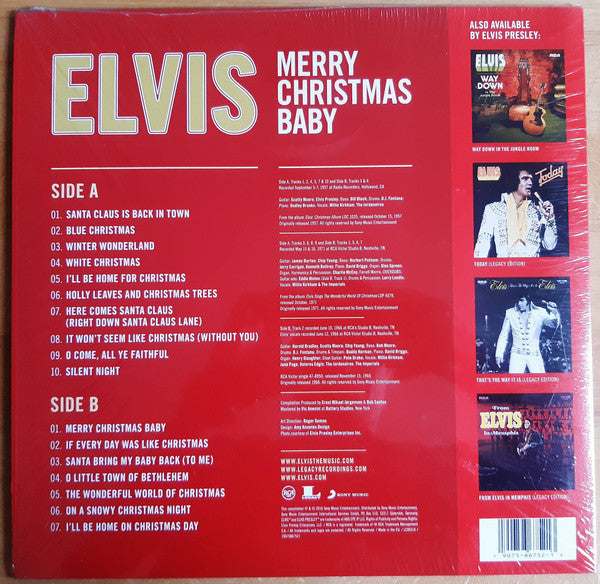 Elvis Presley : Merry Christmas Baby (LP, Comp)
