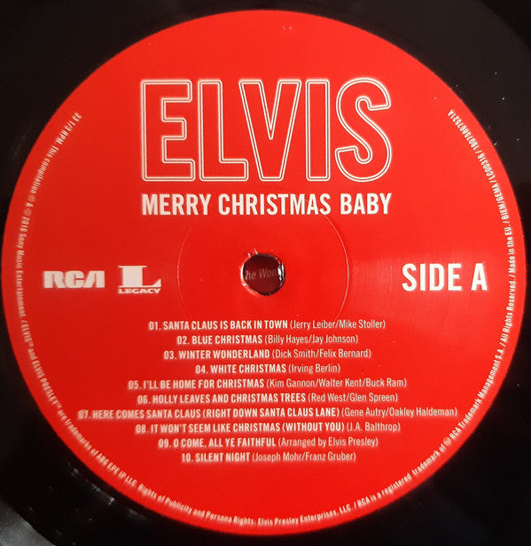 Elvis Presley : Merry Christmas Baby (LP, Comp)