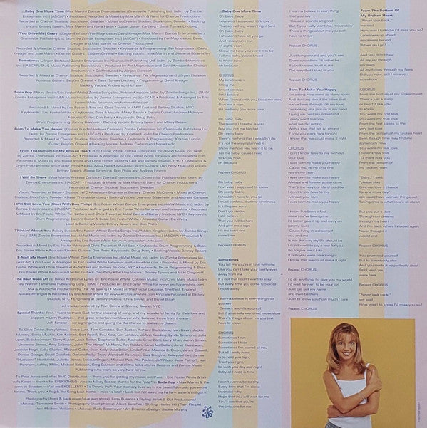 Britney Spears : ...Baby One More Time (LP, Album, Ltd, RE, RP, Cle)