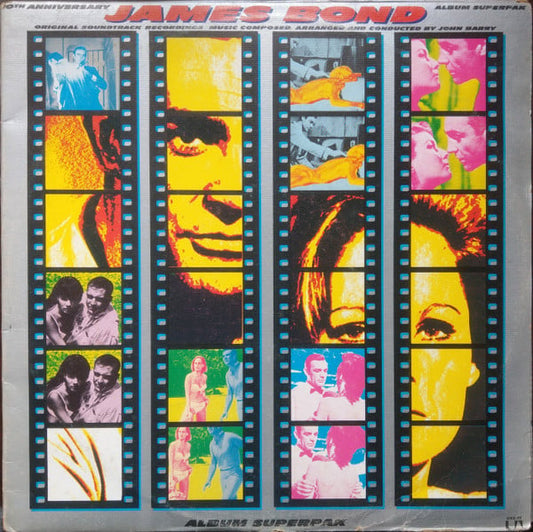 John Barry : James Bond 10th Anniversary (2xLP, Album, Comp)