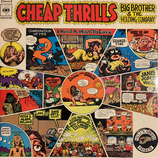 Big Brother & The Holding Company : Cheap Thrills (LP, Album, RE)