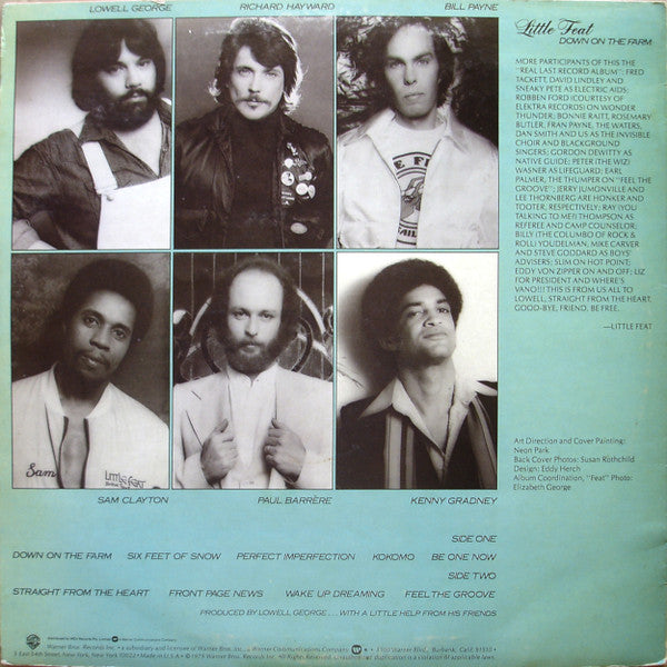 Little Feat : Down On The Farm (LP, Album)