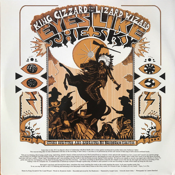 King Gizzard And The Lizard Wizard : Eyes Like The Sky (LP, Album, RE, Ora)