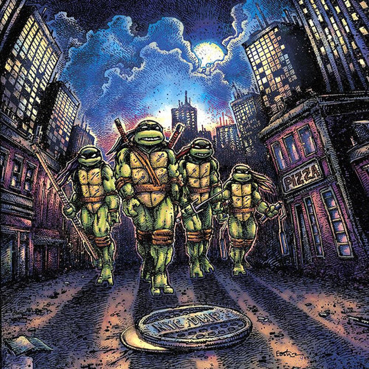 John Du Prez : Teenage Mutant Ninja Turtles (LP, Ora + LP, Gre + Album, Mic)