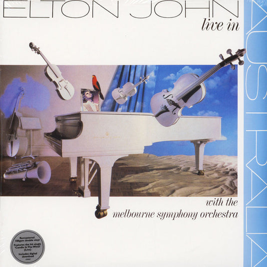 Elton John : Live In Australia (With The Melbourne Symphony Orchestra) (2xLP, RE, RM, 180)