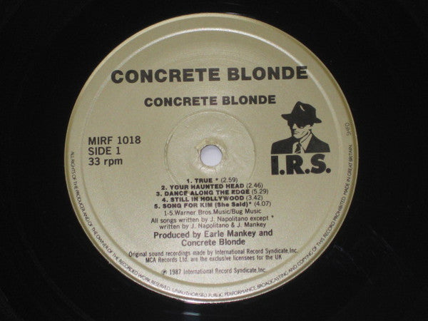Concrete Blonde : Concrete Blonde (LP, Album)