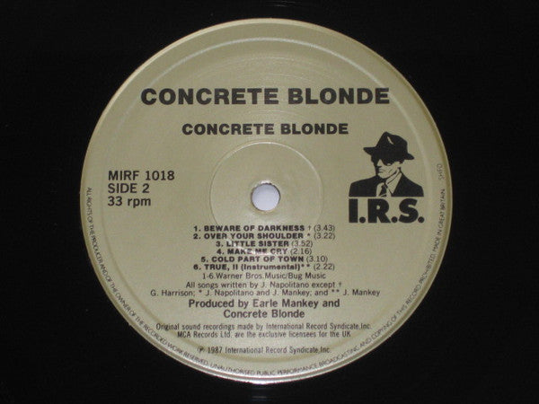 Concrete Blonde : Concrete Blonde (LP, Album)