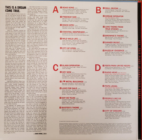 Various : True Stories: The Complete Soundtrack (2xLP, Album)