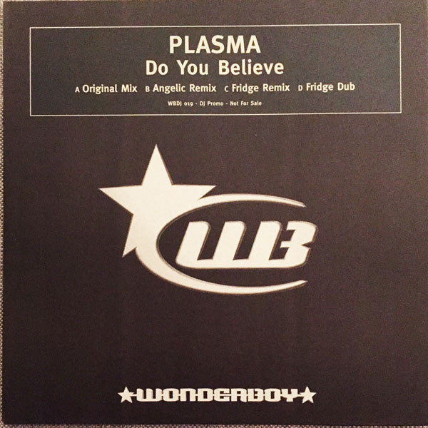 Plasma : Do You Believe (2x12", Promo)