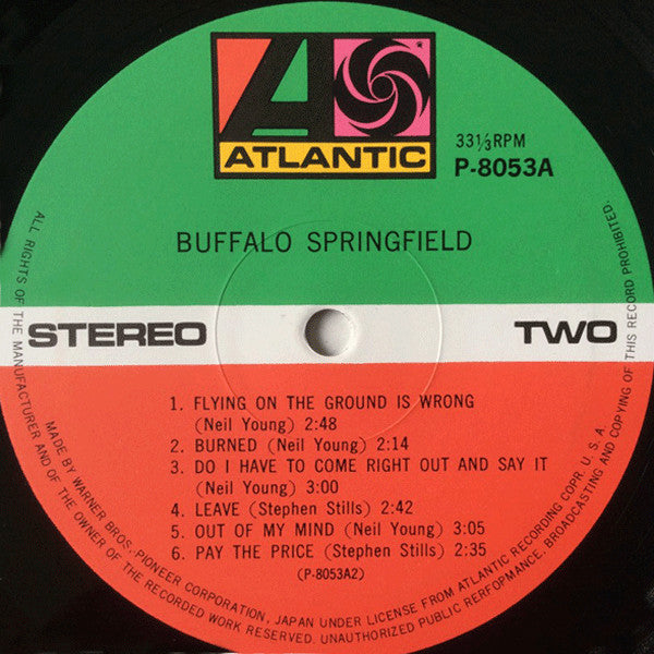 Buffalo Springfield : Buffalo Springfield (LP, Album)