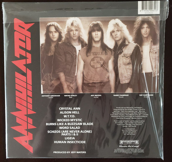 Annihilator (2) : Alice In Hell (LP, Album, RE, 180)