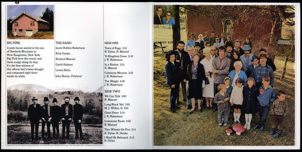The Band : Music From Big Pink (LP, Album, RE, RM, Gat)