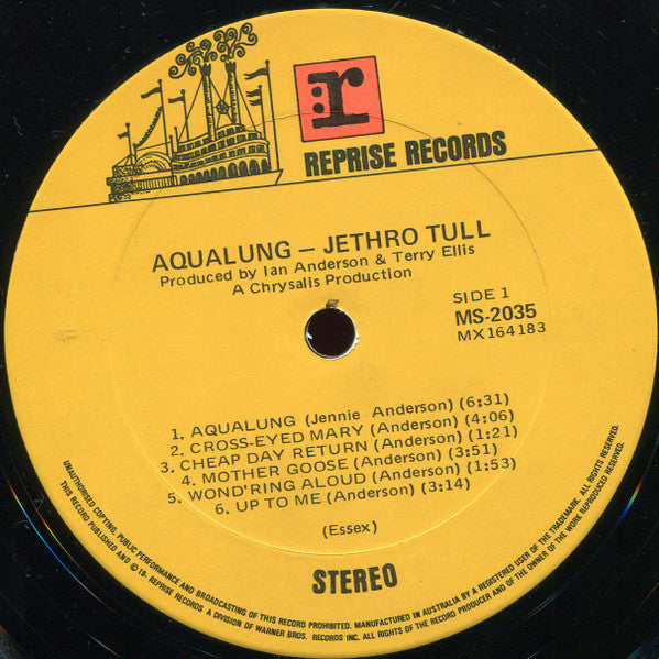 Jethro Tull : Aqualung (LP, Album, Gat)