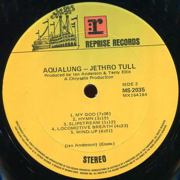 Jethro Tull : Aqualung (LP, Album, Gat)