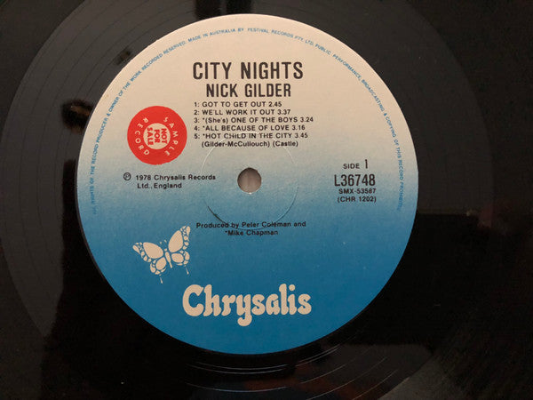 Nick Gilder : City Nights (LP, Album)