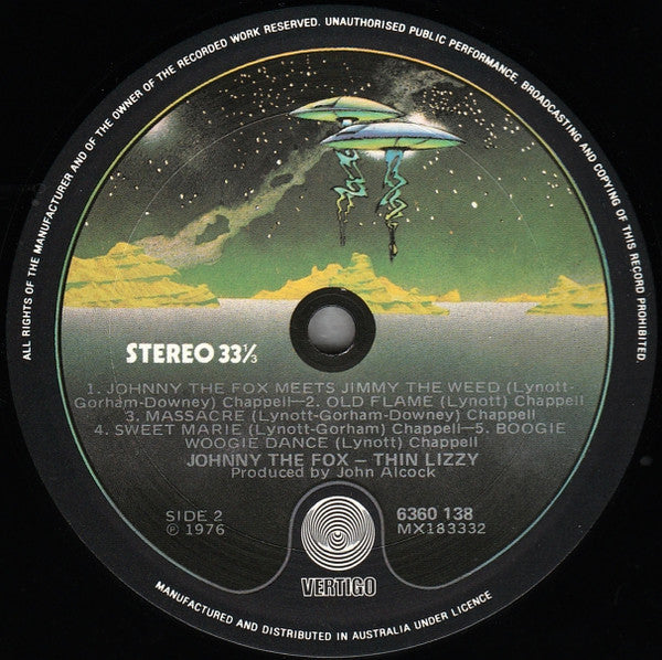 Thin Lizzy : Johnny The Fox (LP, Album)