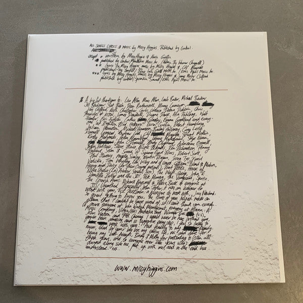 Missy Higgins : The Sound Of White (LP, Ltd, Whi)