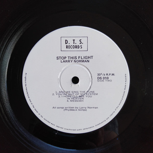 Larry Norman : Stop This Flight (LP, Album)