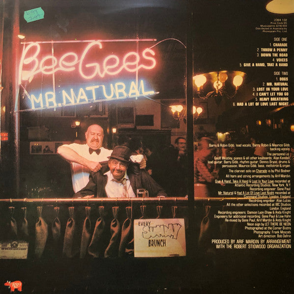 Bee Gees : Mr. Natural (LP, Album, RE)