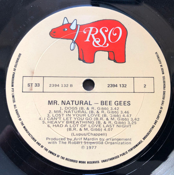 Bee Gees : Mr. Natural (LP, Album, RE)