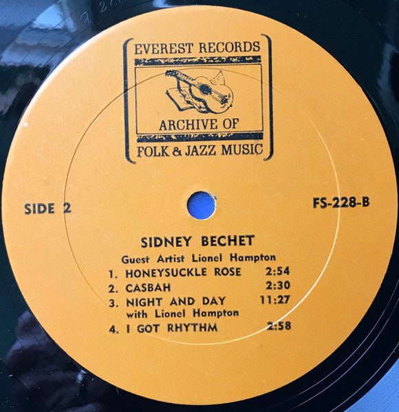 Sidney Bechet Guest Artist Lionel Hampton : Sidney Bechet (LP, Comp)