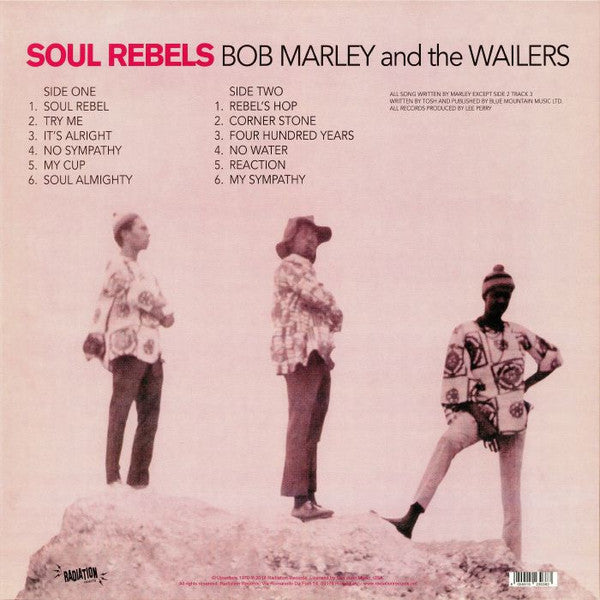 Bob Marley & The Wailers : Soul Rebels (LP, Album, Mono)