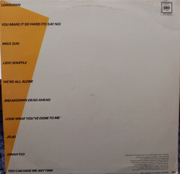 Boz Scaggs : Hits! (LP, Comp)