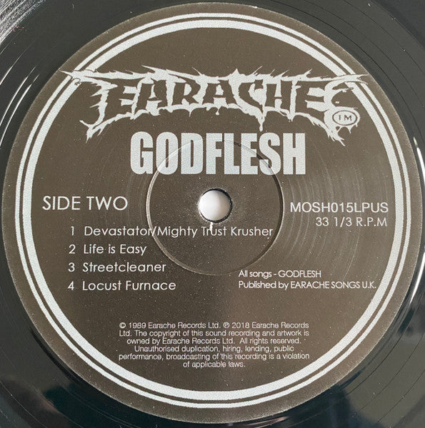 Godflesh : Streetcleaner (LP, Album, RE, RM)