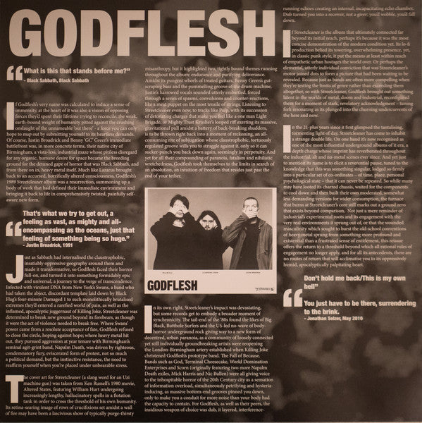 Godflesh : Streetcleaner (LP, Album, RE, RM)