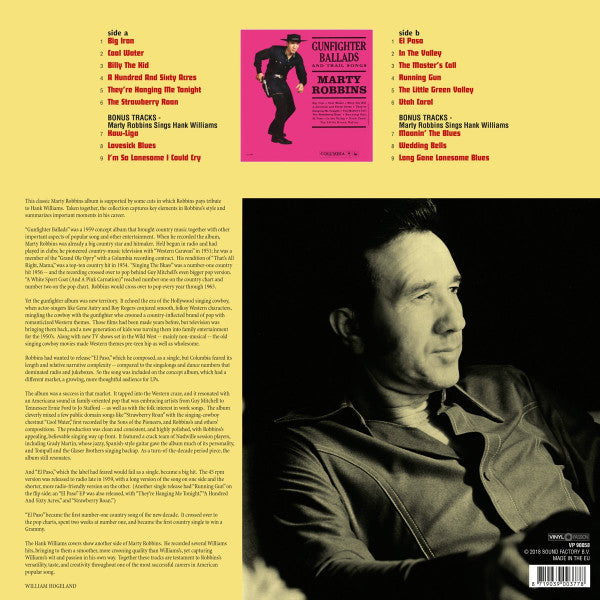 Marty Robbins : Gunfighter Ballads And Trailsongs Plus Bonus Tracks From Marty Sings Hank (LP, Album, Dir)