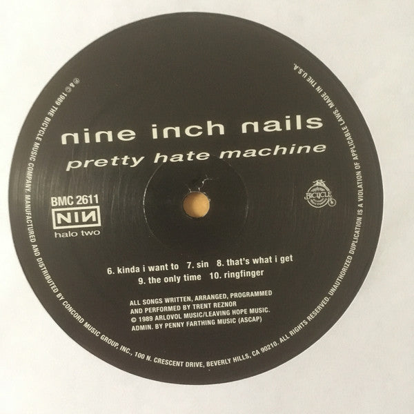 Nine Inch Nails : Pretty Hate Machine (LP, Album, RE)