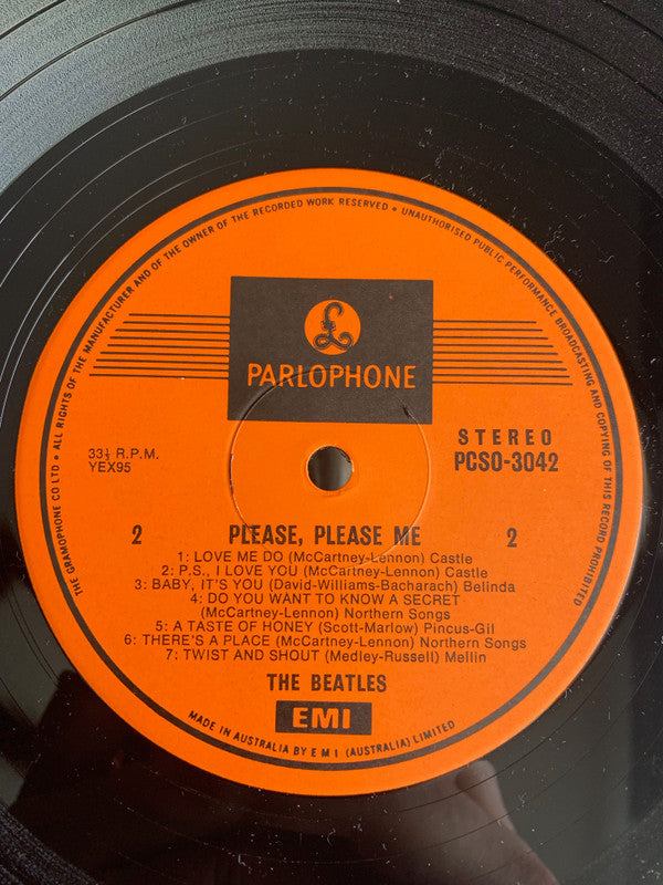 The Beatles : Please Please Me (LP, Album, RE)