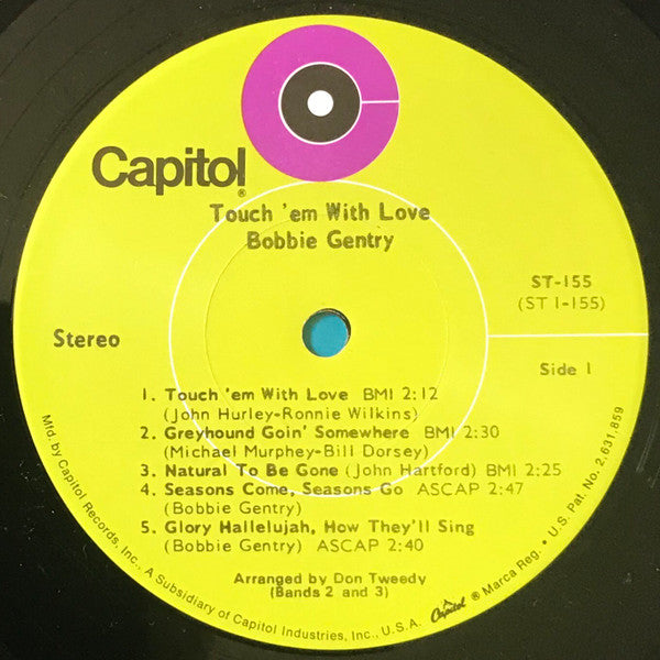 Bobbie Gentry : Touch 'Em With Love (LP, Album, Los)