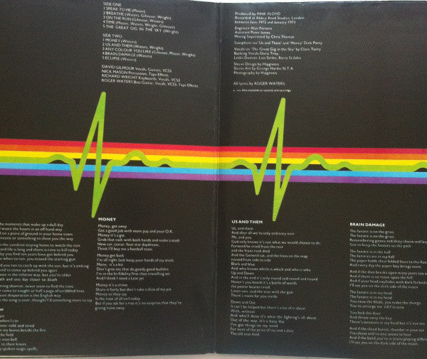 Pink Floyd : The Dark Side Of The Moon (LP, Album, Quad, Gat)