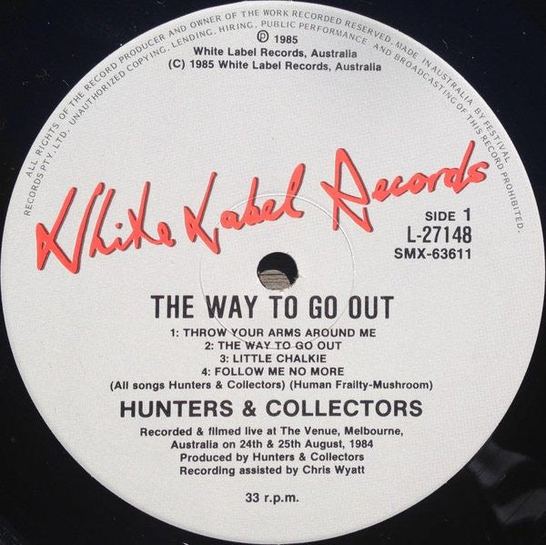 Hunters & Collectors : The Way To Go Out... (LP, Album)