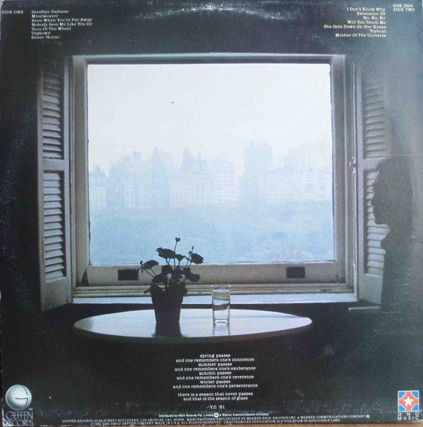 Yoko Ono : Season Of Glass (LP, Album)