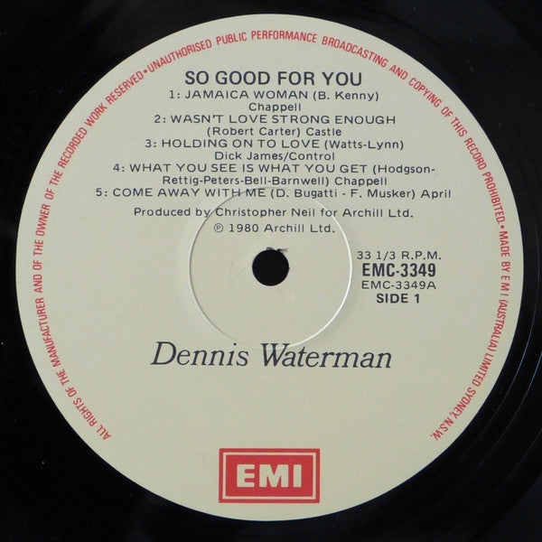 Dennis Waterman : So Good For You (LP, Album)
