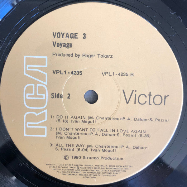 Voyage : Voyage 3 (LP, Album)
