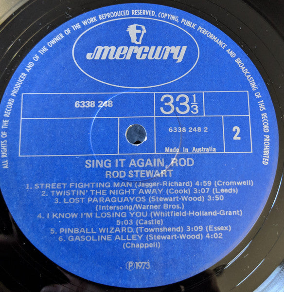 Rod Stewart : Sing It Again Rod (LP, Album, Comp)