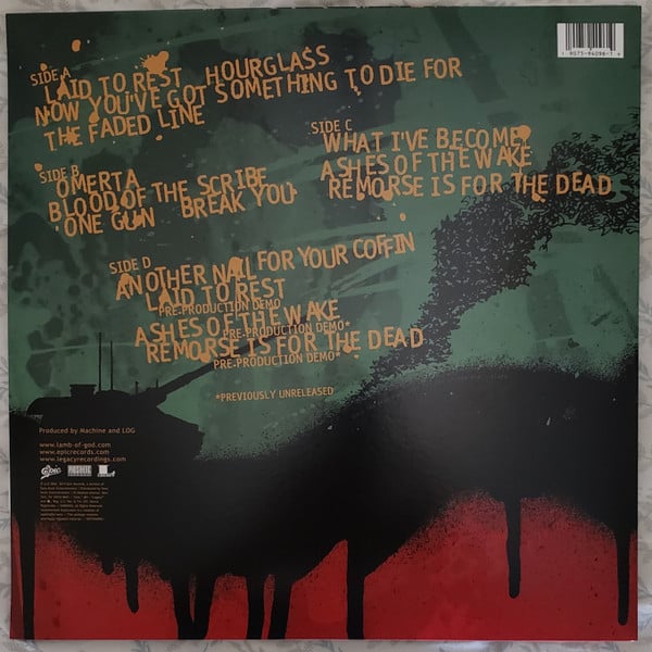 Lamb Of God : Ashes Of The Wake (2xLP, Album, RE, 15t)