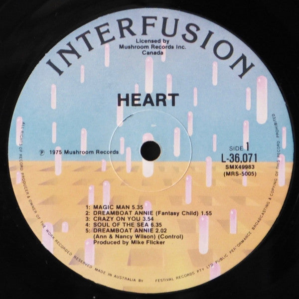 Heart : Dreamboat Annie (LP, Album, RP)