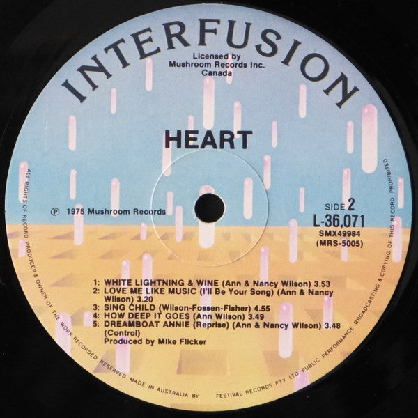 Heart : Dreamboat Annie (LP, Album, RP)