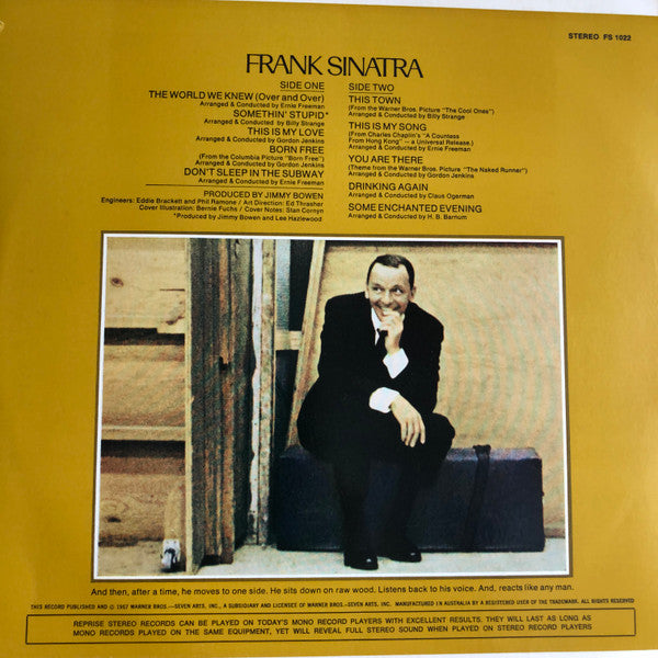 Frank Sinatra : The World We Knew (LP, Album)