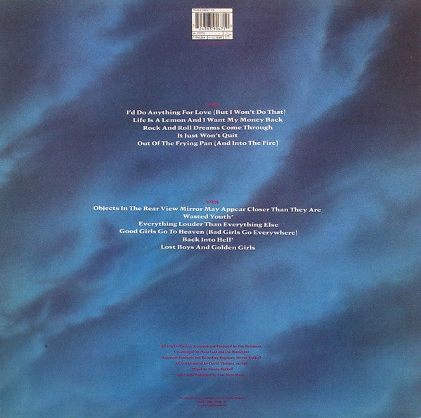 Meat Loaf : Bat Out Of Hell II: Back Into Hell (LP, Album)