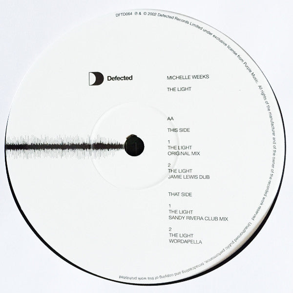 Michelle Weeks : The Light (12")